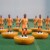Subbuteo Andrew Table Soccer Ivory Coast 2006 World Cup Team on classic Hasbro bases